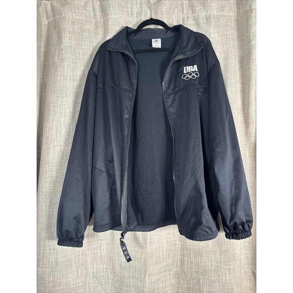 Team USA Olympic Committee Warm Up Track Jacket‎ Size XXL Full Zip - Picture 4 of 12